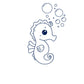 Vida Tropical Kids Beach Blanket – Seahorse