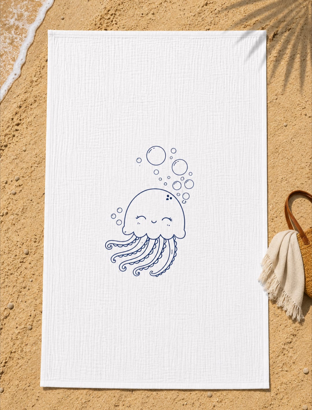 Vida Tropical Kids Beach Blanket  – Jellyfish