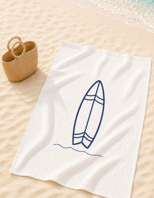 Surfboard Beach Blanket