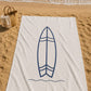 Vida Tropical  Beach Blanket – Surfboard