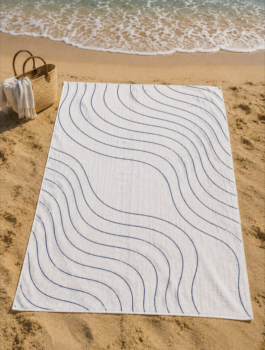 Vida Tropical  Beach Blanket – Wave