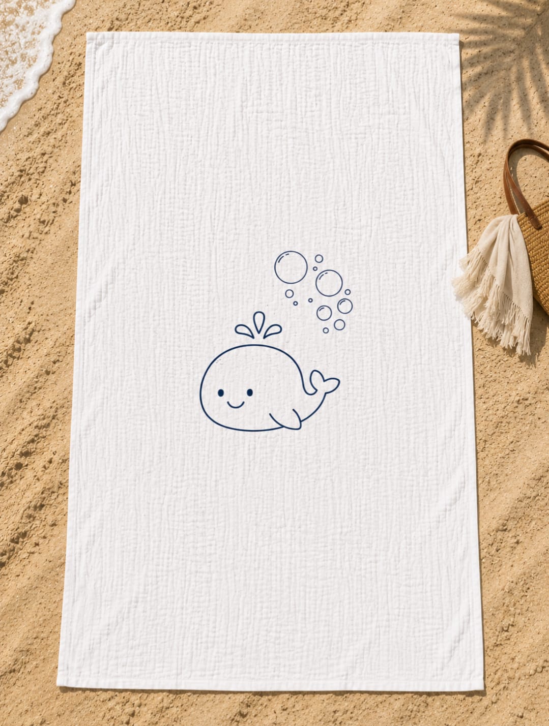 Vida Tropical Kids Beach Blanket – Whale